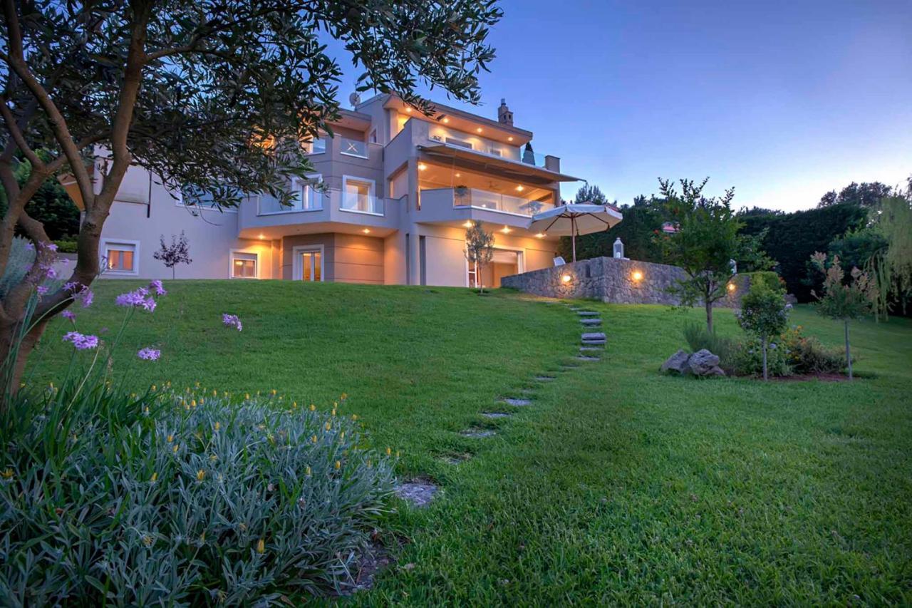 3 Bedroom Luxury Pool Appartment Gouvia Buitenkant foto