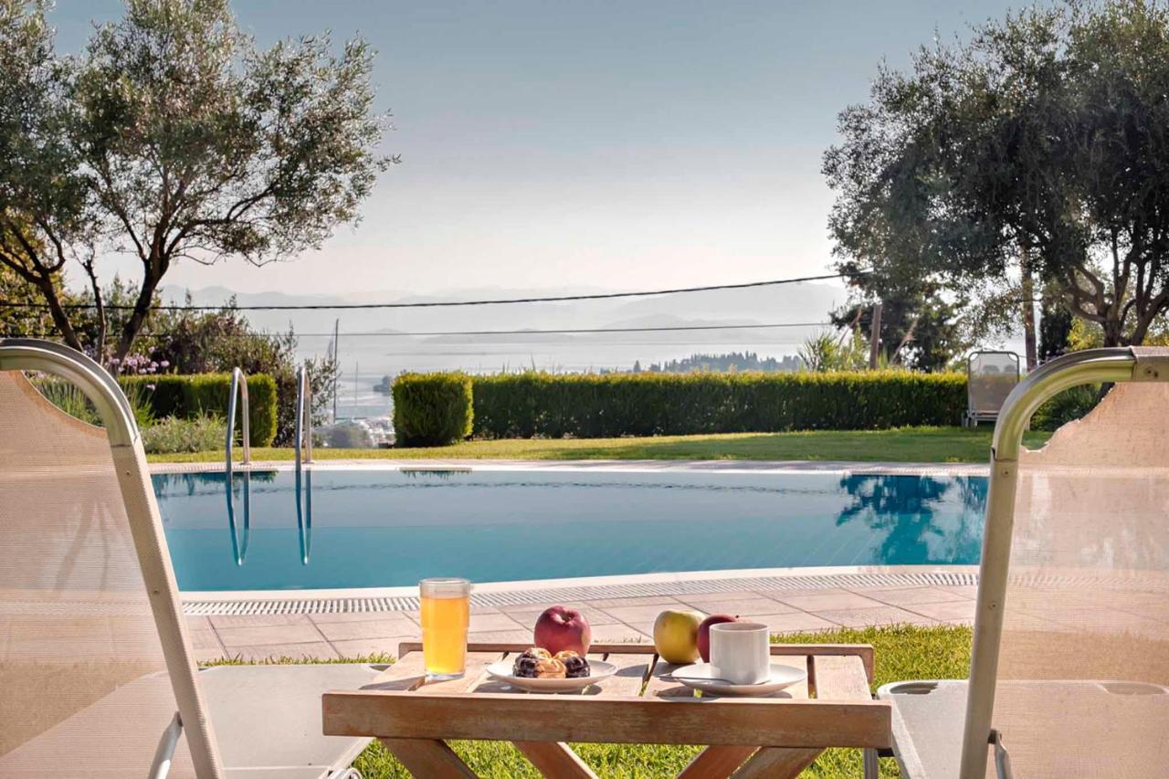 3 Bedroom Luxury Pool Appartment Gouvia Buitenkant foto