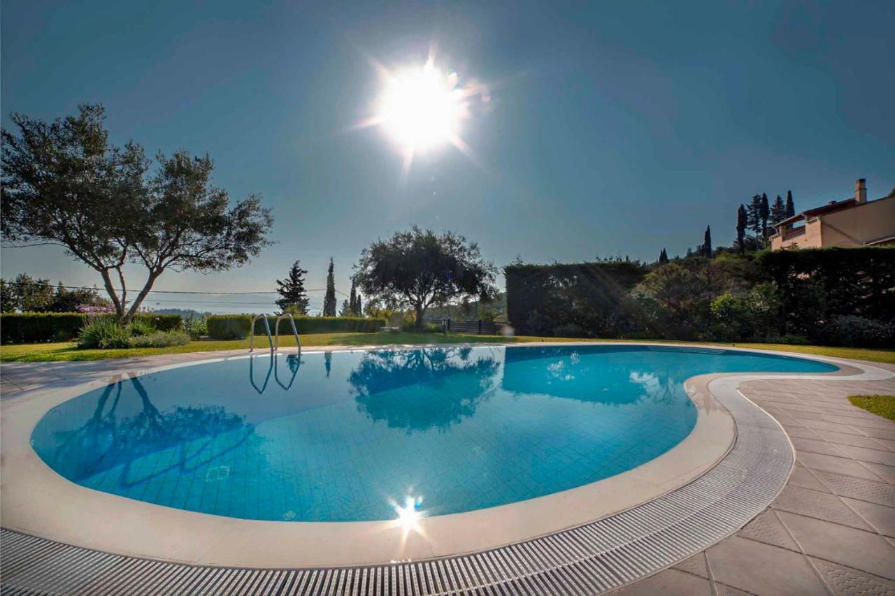 3 Bedroom Luxury Pool Appartment Gouvia Buitenkant foto