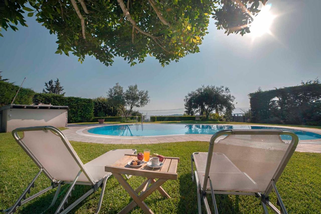 3 Bedroom Luxury Pool Appartment Gouvia Buitenkant foto