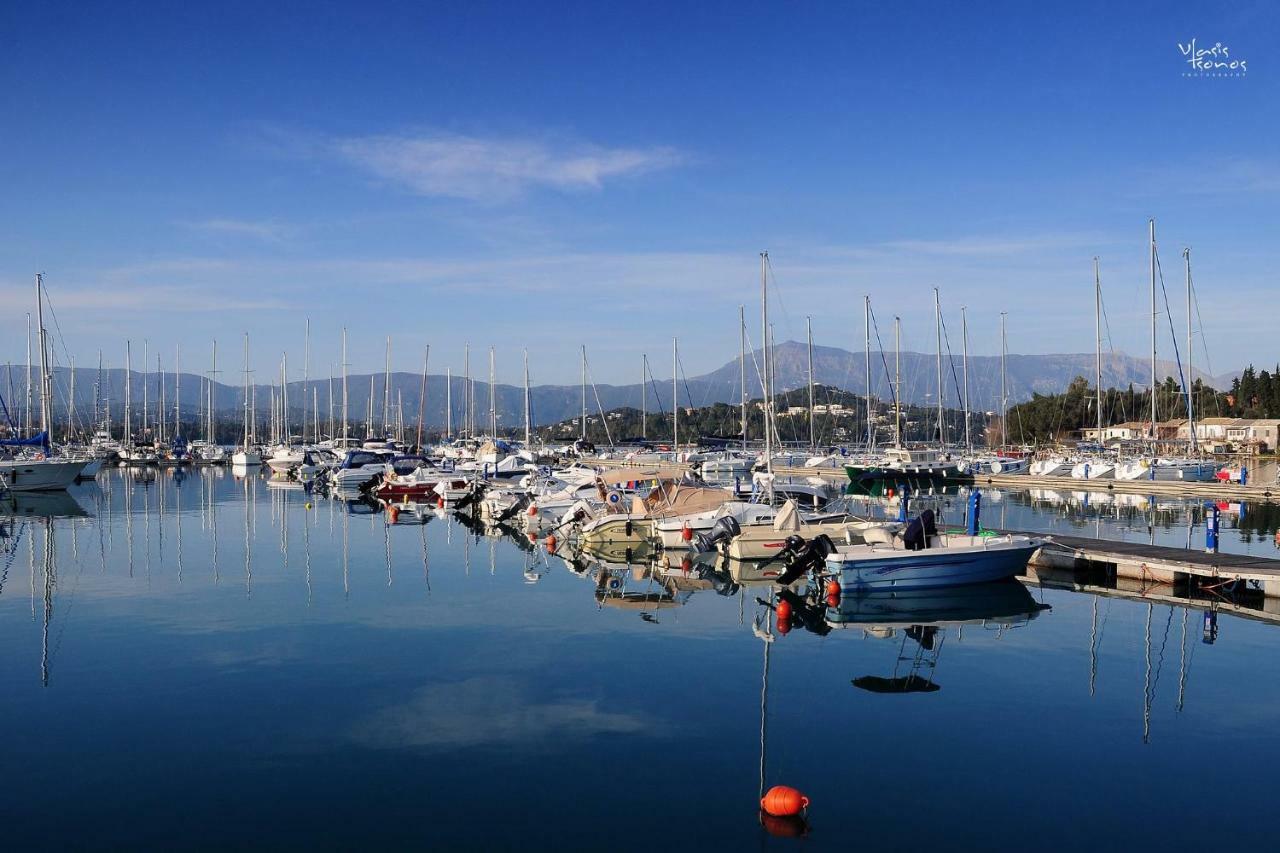 3 Bedroom Luxury Pool Appartment Gouvia Buitenkant foto